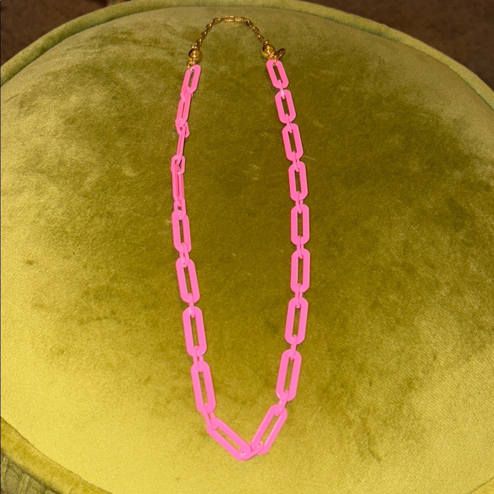 Pink Chain Necklace